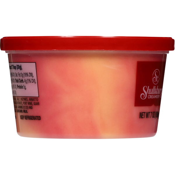 Shullsburg Creamery Cheese Spread, Cheddar Port Wine, Cold Pack