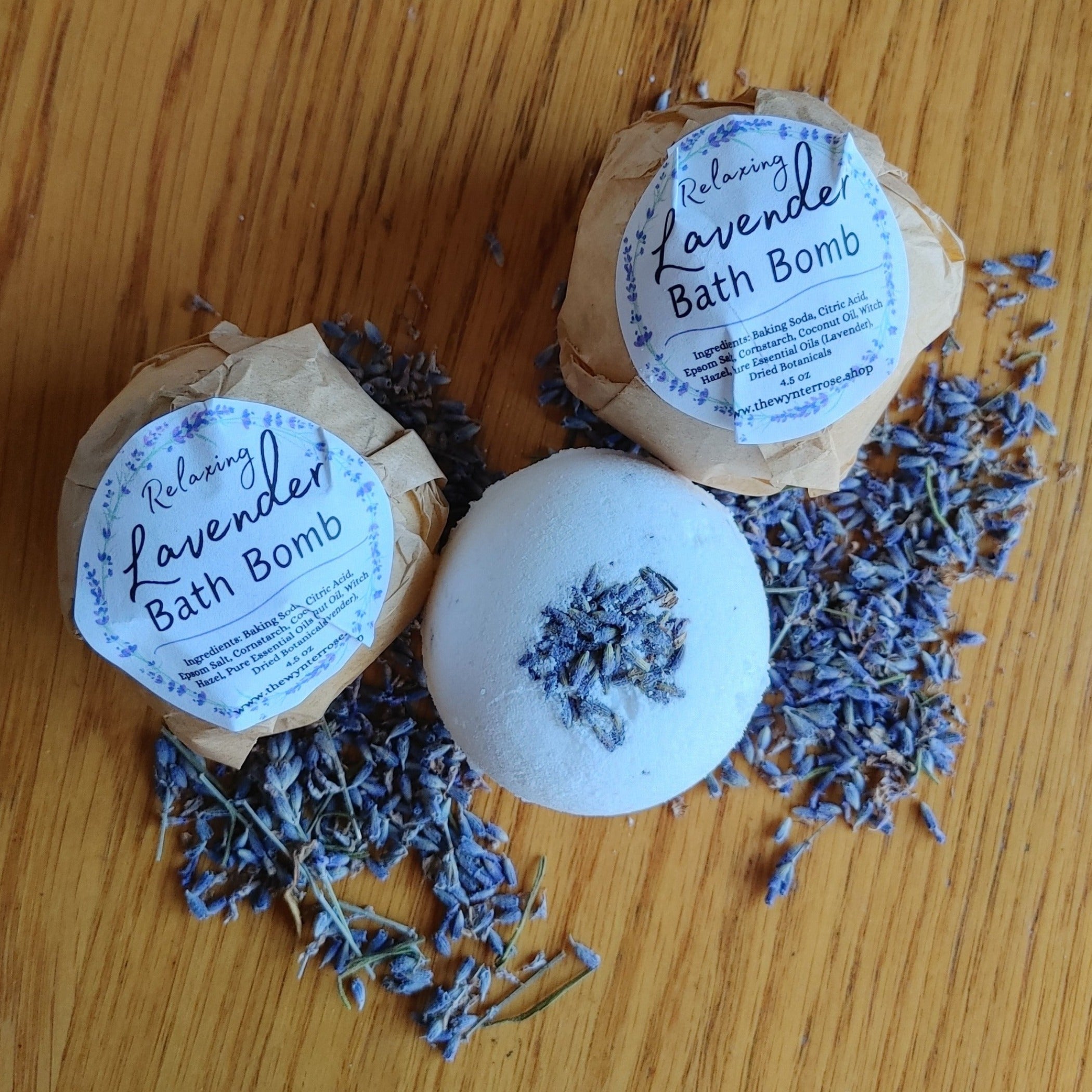Relaxing Lavender Bath Bomb