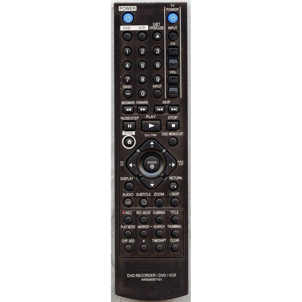 LG AKB36097101 DVDR Remote Control