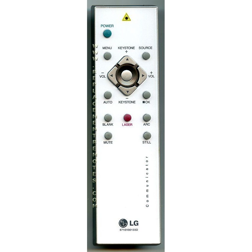 Substitute for LG 6710V00133D Projector Remote Control [RR3720]