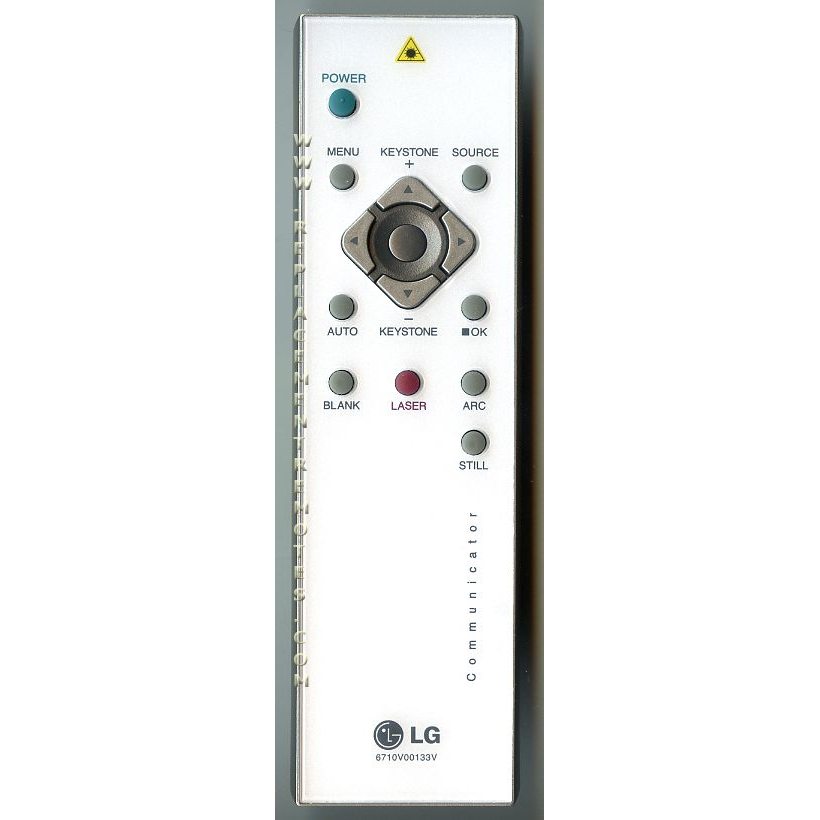 Substitute for LG 6710V00133V Projector Remote Control [RR3720]