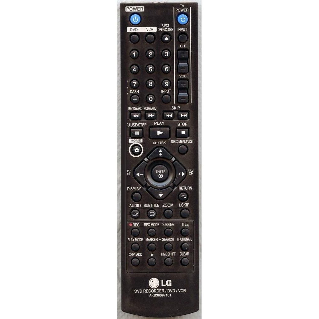 LG AKB36097101 DVDR Remote Control