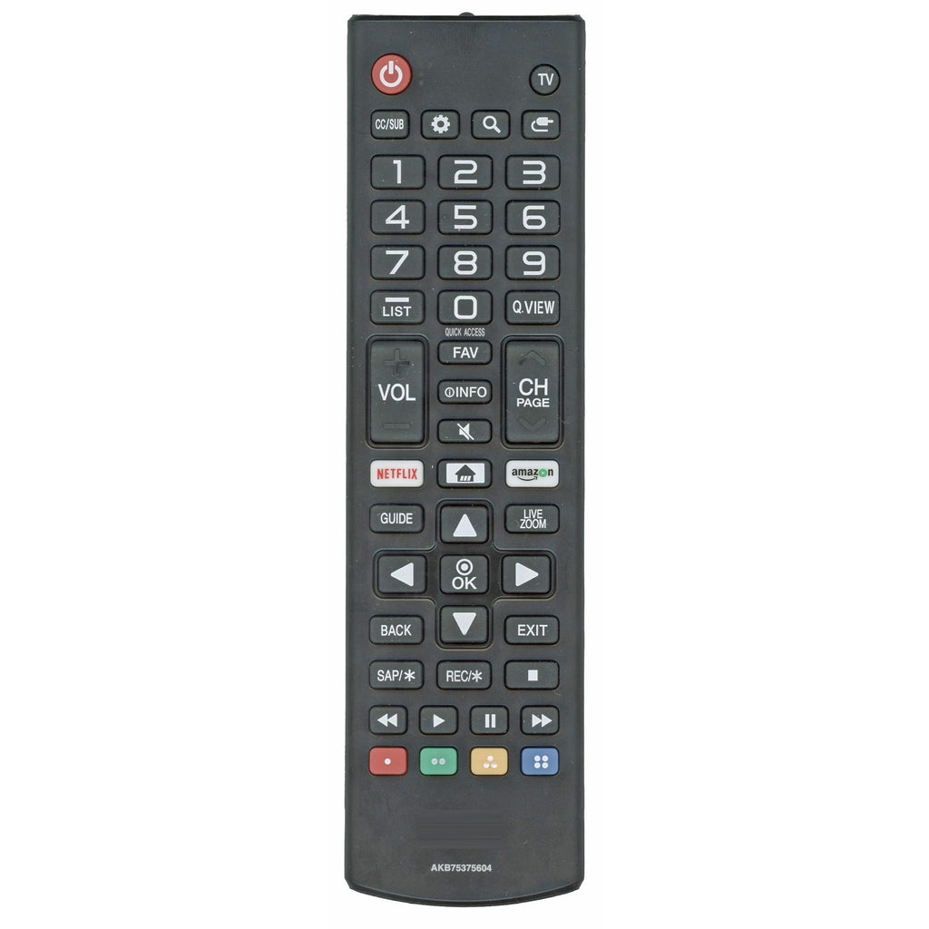 LG AKB75375604 TV Remote Control | IR | Netflix | Prime Video - AGF76631070