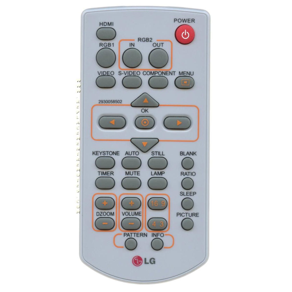 Substitute for LG COV31635301 Projector Remote Control [RR3720]