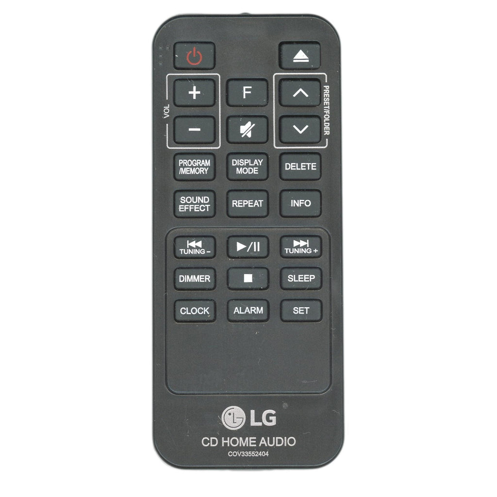 LG COV33552404 CD Home Audio Remote Control