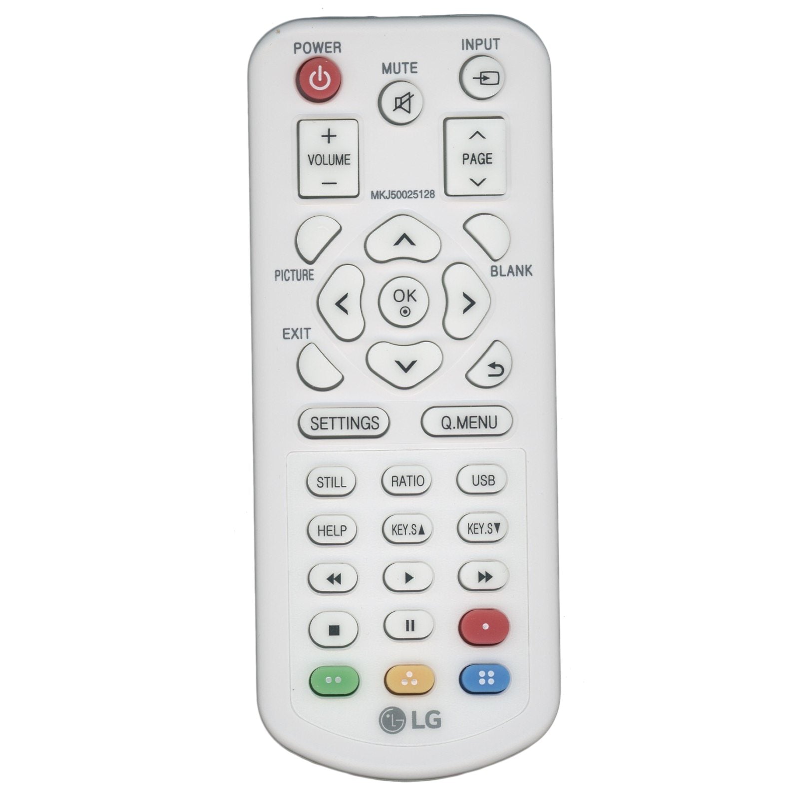 Substitute for LG MKJ50025128 Projector Remote Control [RR3720]