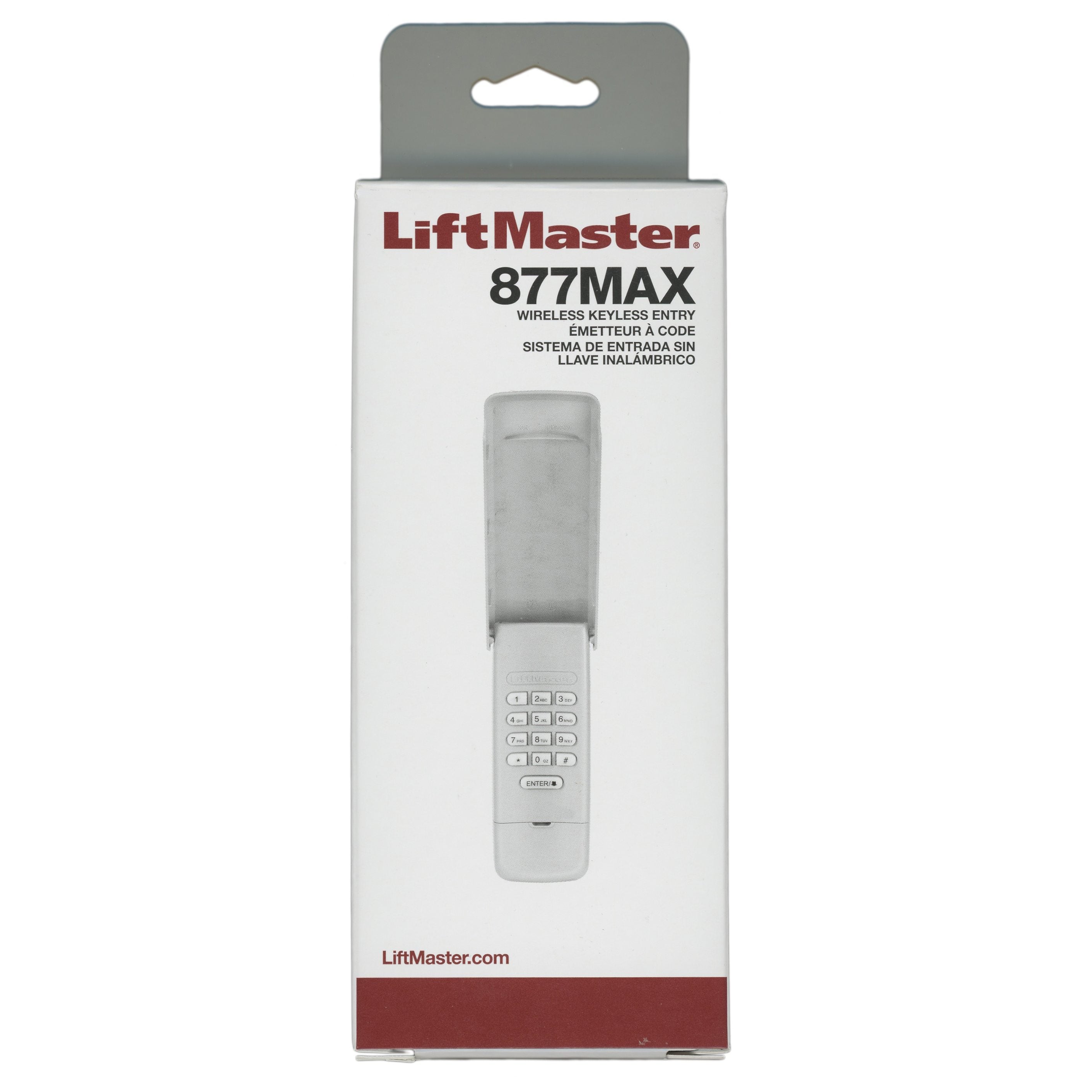 Substitute for LiftMaster 877MAX wireless keypad Garage Door Opener Remote Control [877MAX]