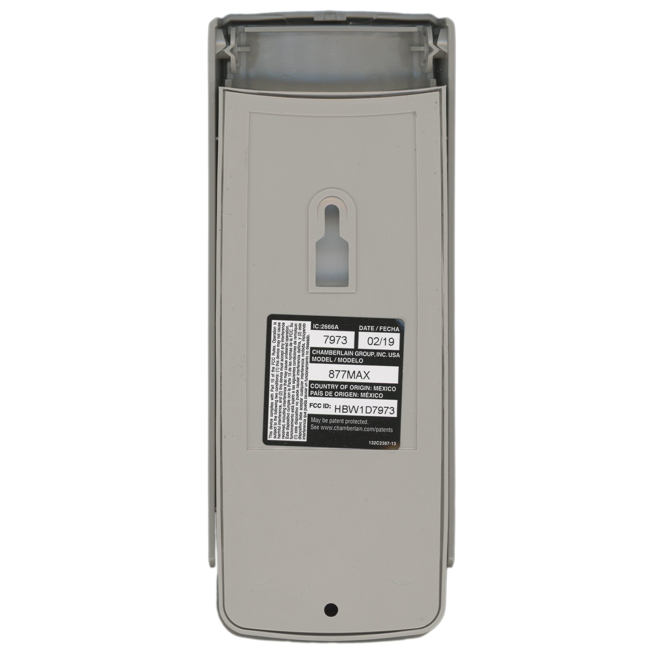 Substitute for LiftMaster 877MAX wireless keypad Garage Door Opener Remote Control [877MAX]