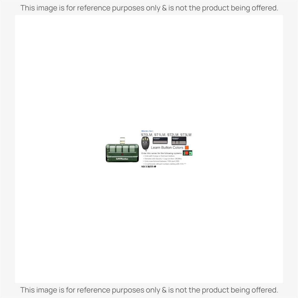 Substitute for LiftMaster 894LT Four Button Rolling Code Garage Door Opener Remote Control [375UT-3button]