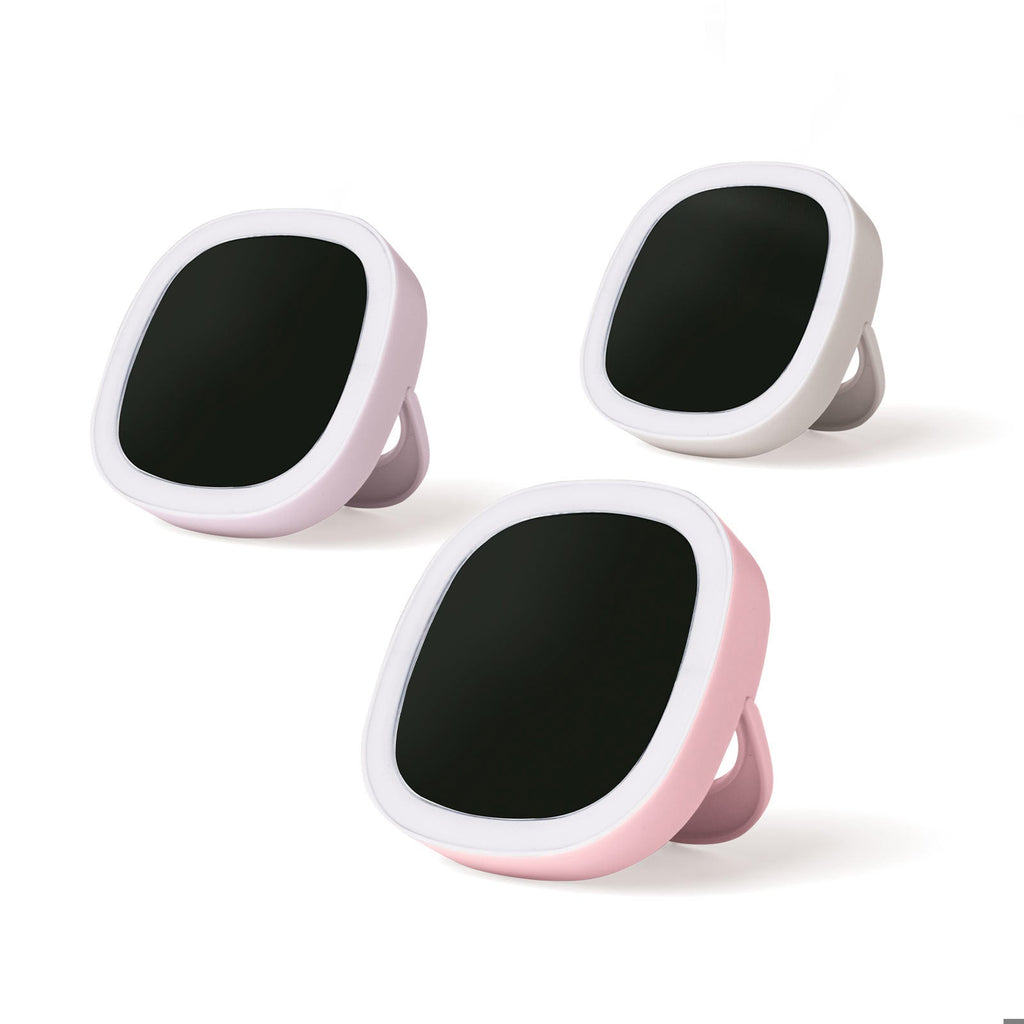 Lemon Lavender® Ready, Set, Glow Mini LED Makeup Mirror – Lighted Travel Mirror