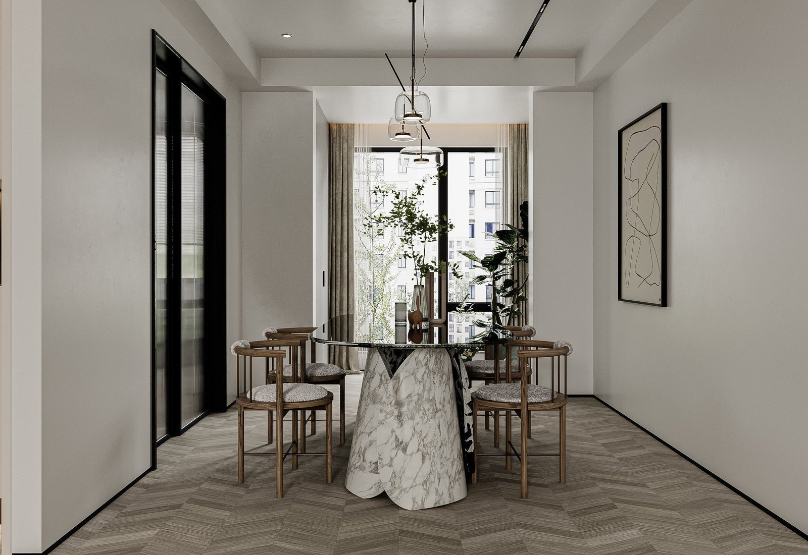 Lotus Round Dining Table