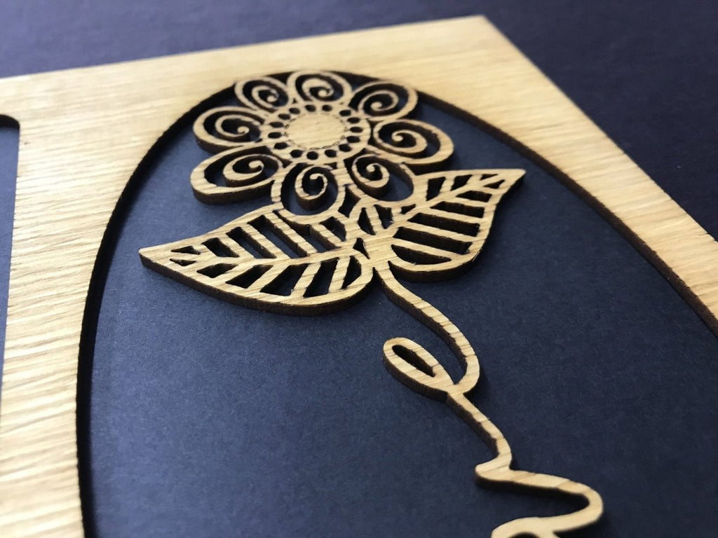 Love Flower Picture Frame