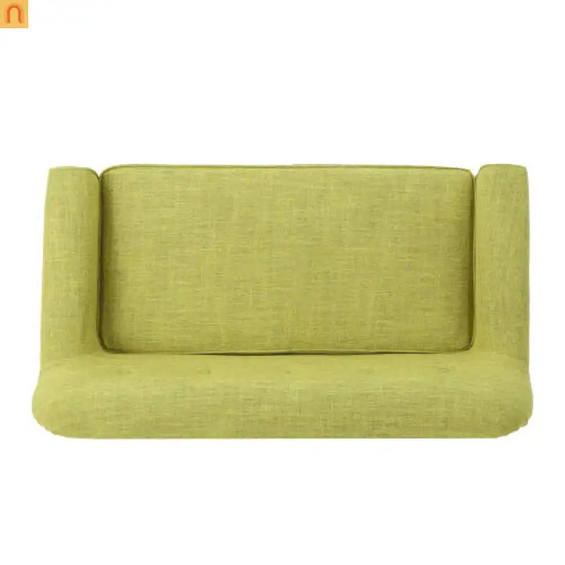 Loveseat Mid Century Modern Fabric Pale Green 50.75in