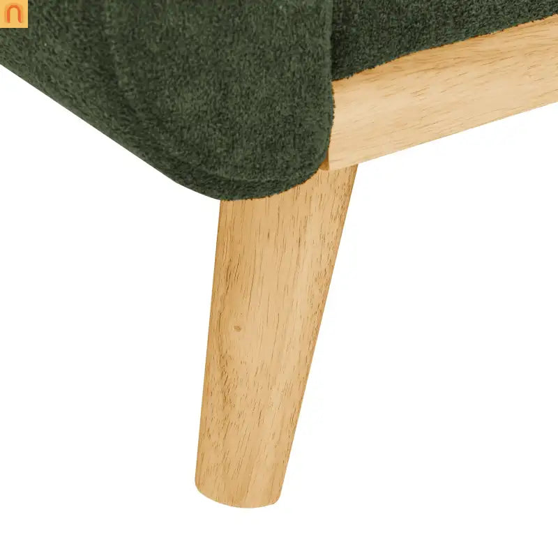 Loveseat Mid Century Modern Polyester Antique Green 67.7in