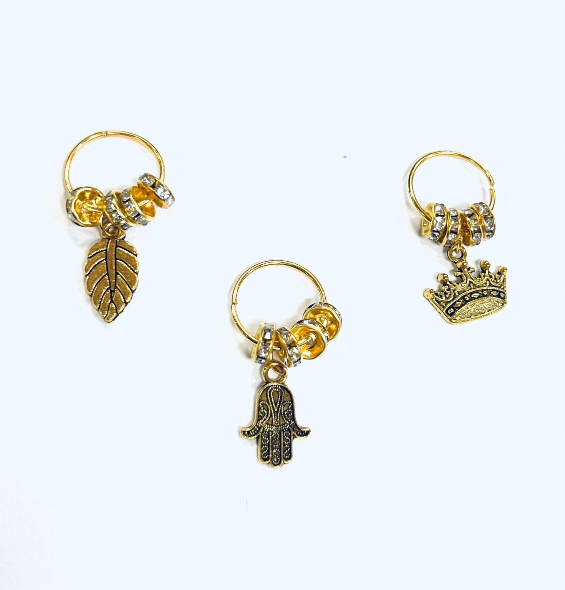 LQQKS HAIR BRAID RING & BRAID TUBE 4PCS/PACK