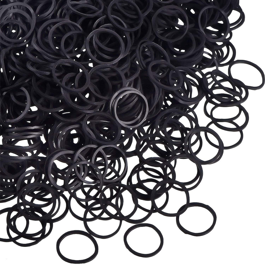 LQQKS PONYHOLDER BAND BLACK 500PC/PK