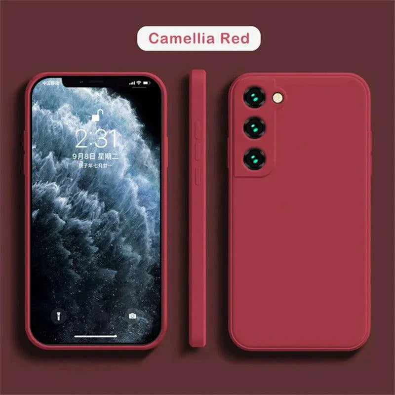 Luxury Silicone Case for Samsung Galaxy S24/S20/S21/S22/S23/Note 10/20 - Premium Liquid Protection & Sleek Design