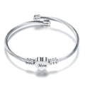 Braided "Mom" Bracelet