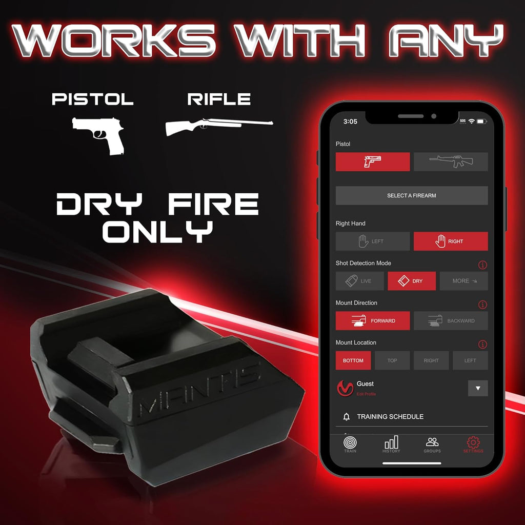Mantis X2 | Shooting Practice at Home | Works with Pistol or Rifle