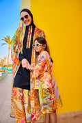 Marina Girls Beach Cover Up Chiffon Kimono Colorful - CP2504