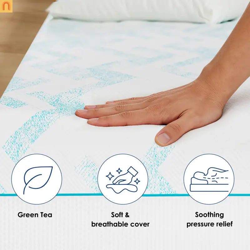 Mattress Memory Foam Short King RV 10in Cooling Gel Breathable