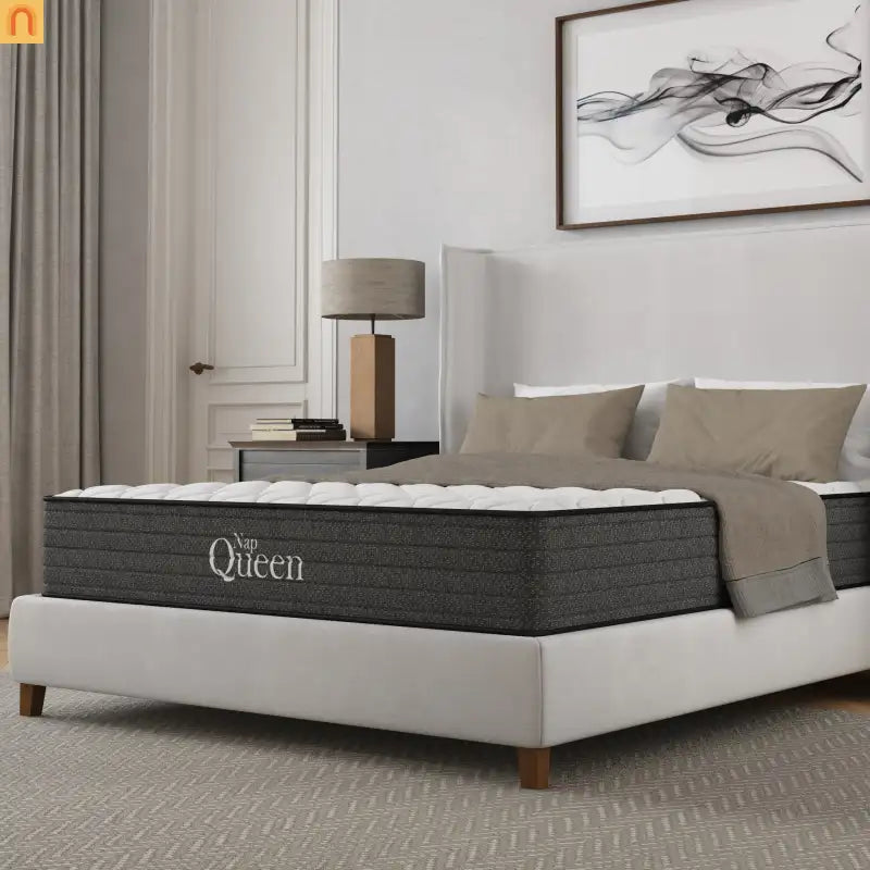 Mattress Hybrid Memory Foam Pocket Springs Gray Full 10in