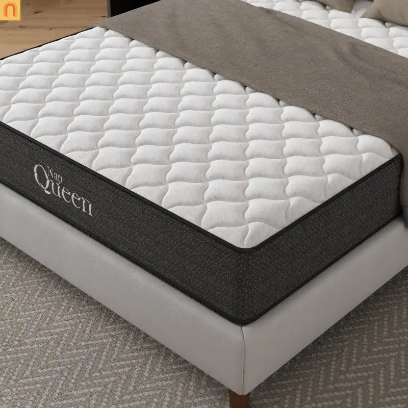Mattress Hybrid Memory Foam Pocket Springs Gray Full 10in