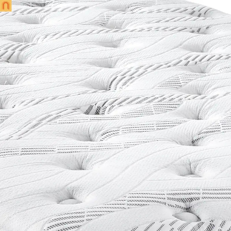 Mattress Hybrid Gel Memory Foam Medium Firm 10in Twin Quilted