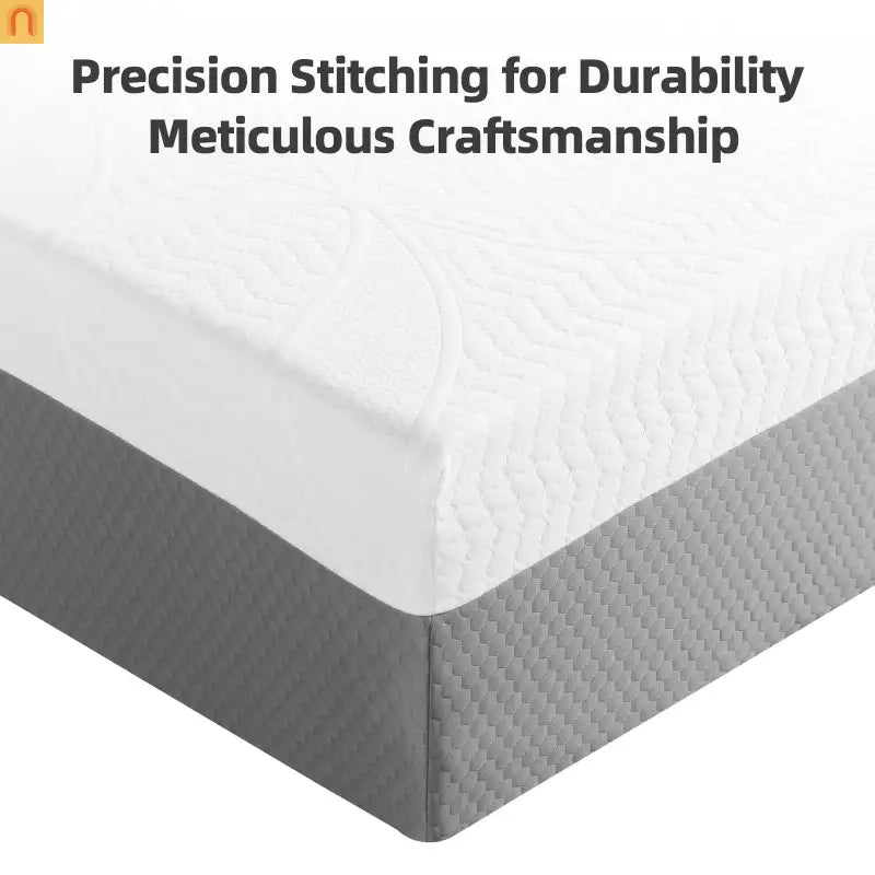 Mattress Memory Foam 7-Zone Ergonomic Cooling White 12in Queen Japan