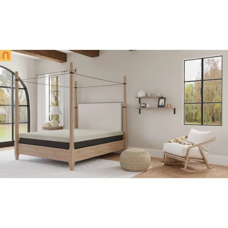 Mattress Memory Foam Gel Infused Full 8in Medium Firm Antimicrobial