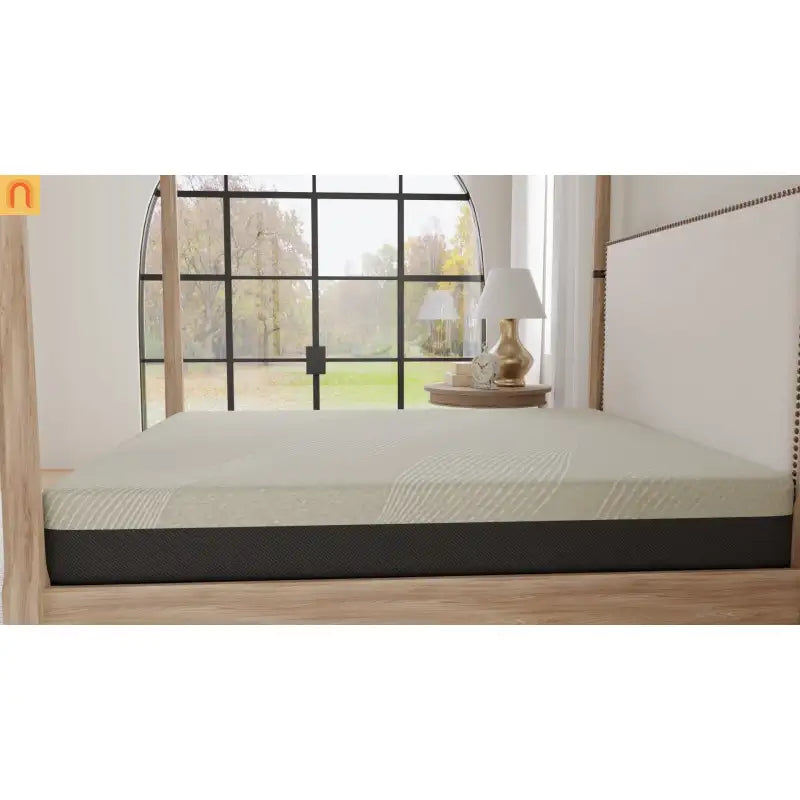 Mattress Memory Foam Gel Infused Queen 10in Medium Firm Antimicrobial