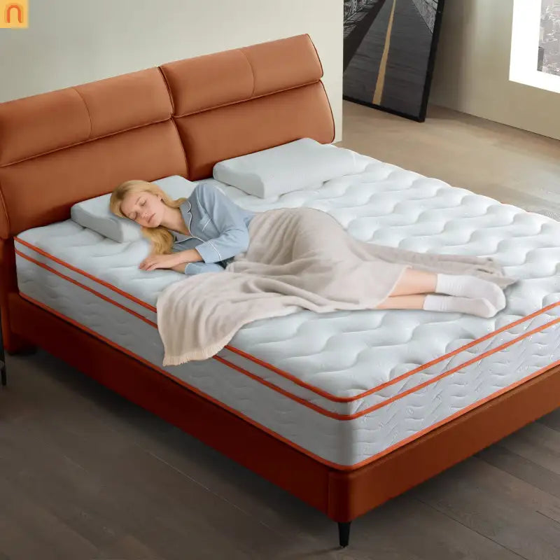 Mattress Hybrid Euro Top Memory Foam Pocket Spring 12in King