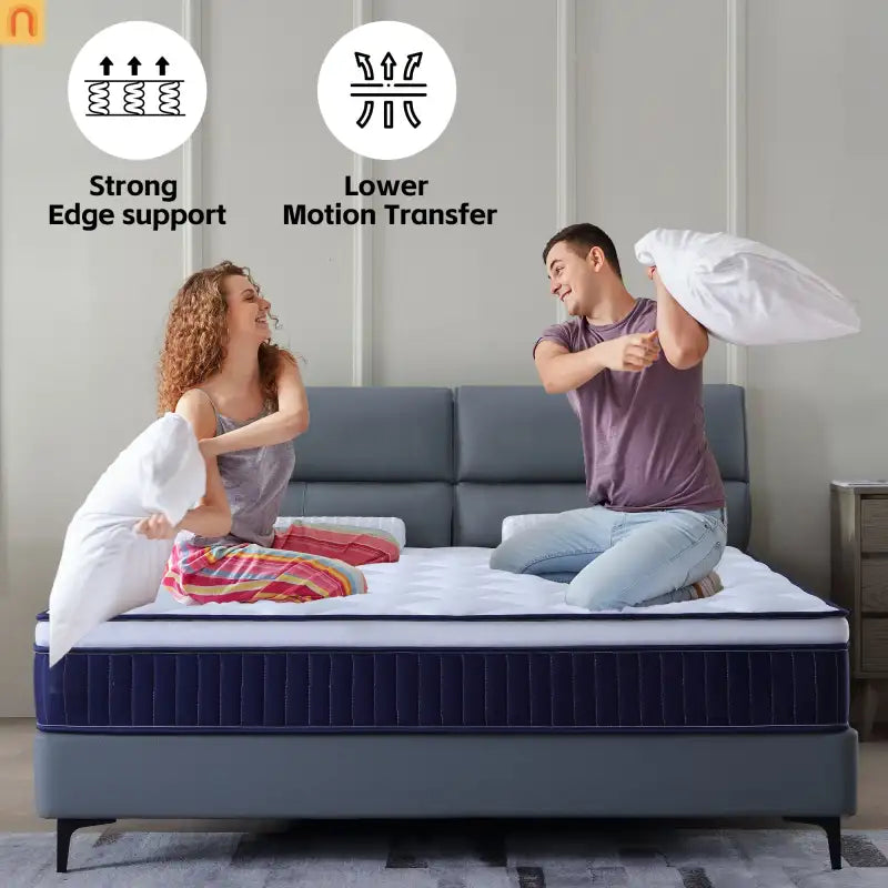 Mattress Hybrid Memory Foam Pocket Springs Full 10in Medium Firm