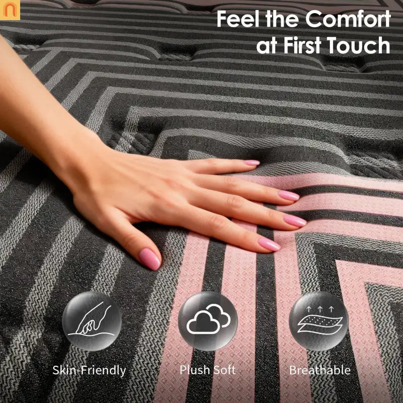 Hybrid Queen Mattress 12" Memory Foam Pocket Spring