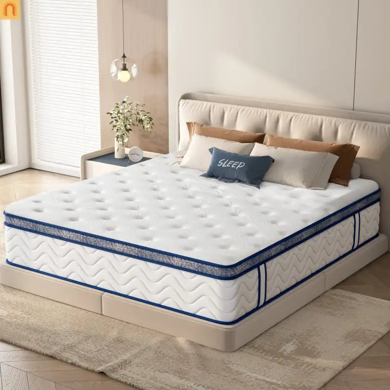 Hybrid Memory Foam Queen Mattress 12" Medium Firm