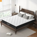 Mattress Hybrid Memory Foam Pocket Coils 12in Queen Medium Firm