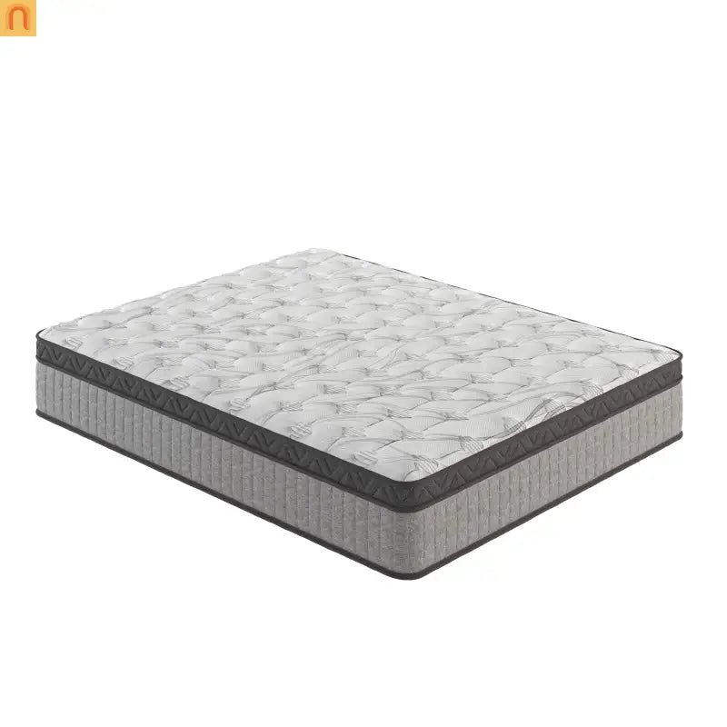 Mattress Hybrid Cooling Gel Memory Foam Gray King 12in USA