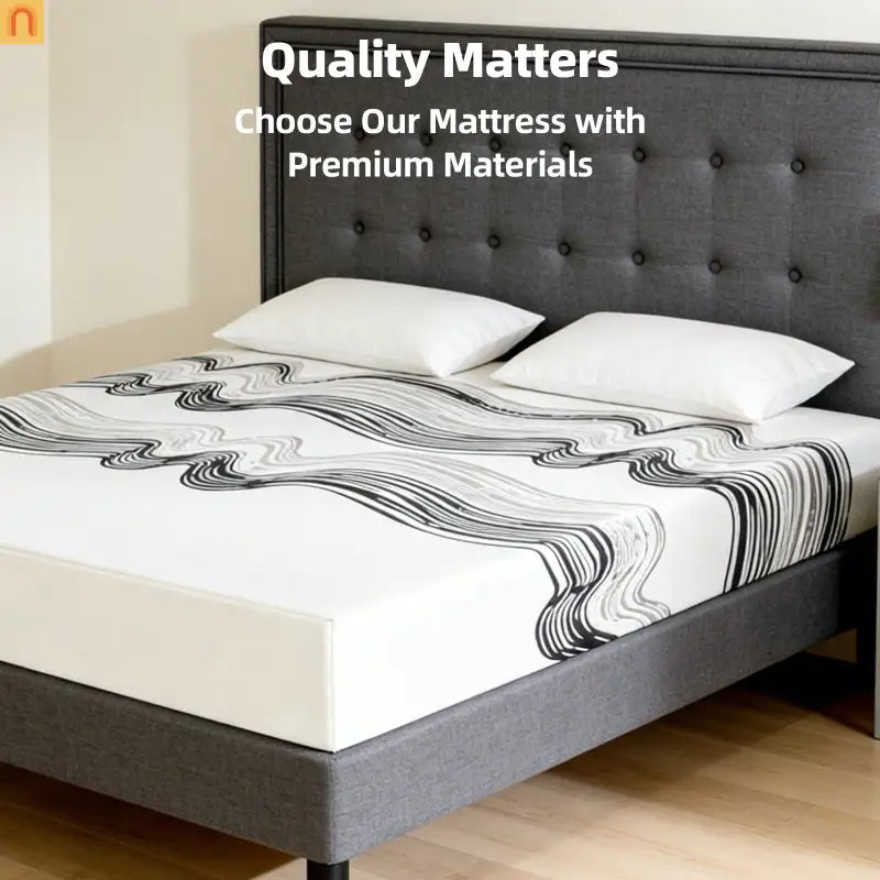 Mattress Memory Foam Multi-Layer High Rebound White 12in King Japan