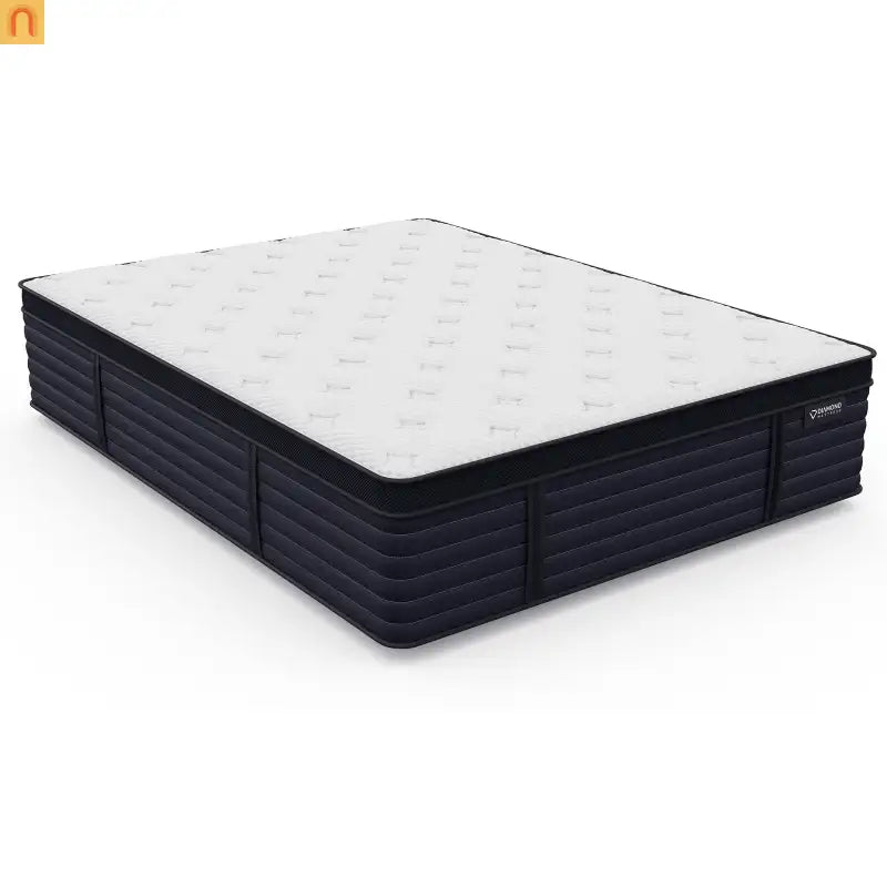 Mattress Hybrid Latex Euro Top Cal King 14.5in Pressure Relief
