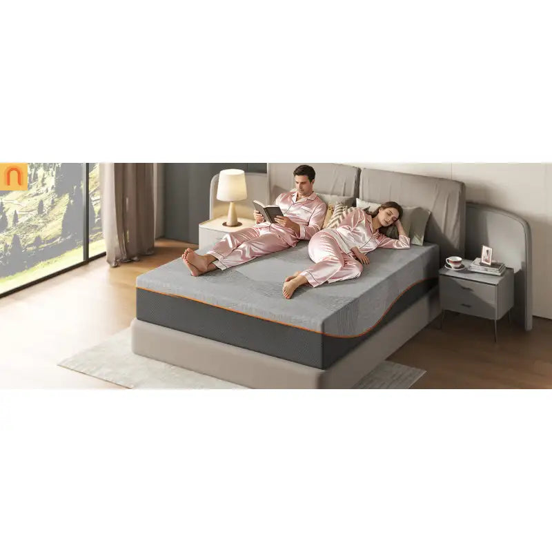 Mattress Memory Foam Black Queen 10in Green Tea Charcoal