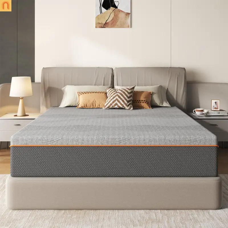 Mattress Memory Foam Black Queen 10in Green Tea Charcoal