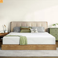 Mattress Memory Foam White Queen 12in Washable Removable Cover