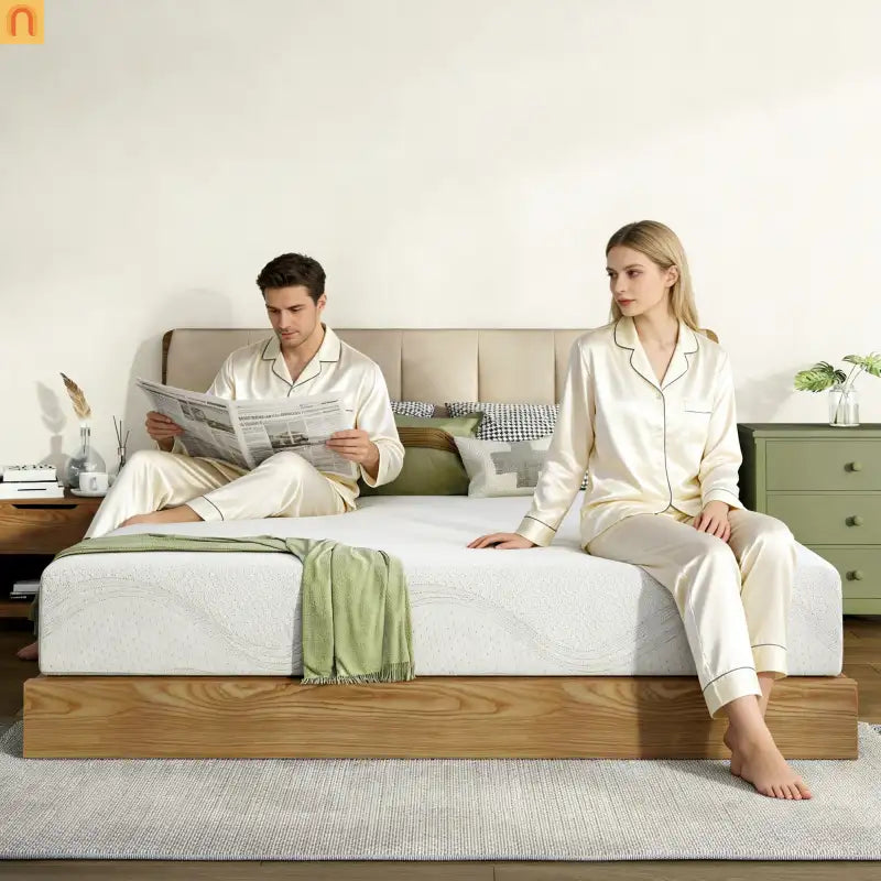 Mattress Memory Foam White King 12in Gel Cooling Layers