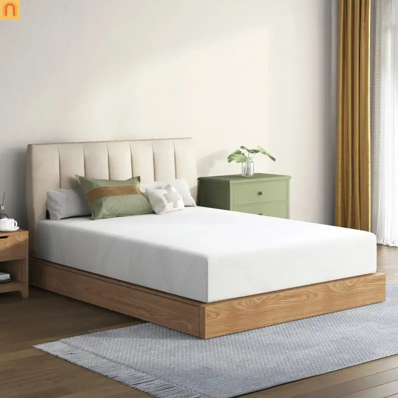 Mattress Memory Foam White Twin 12in Cooling Gel Washable Cover