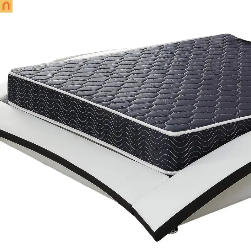 Mattress Foam Twin 6in Navy Blue Waterproof Quilted Cover