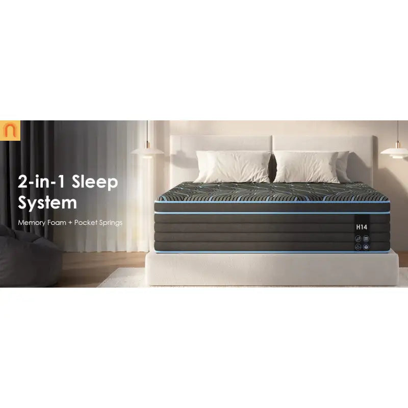 Hybrid Pocket Spring Memory Foam King Mattress 12