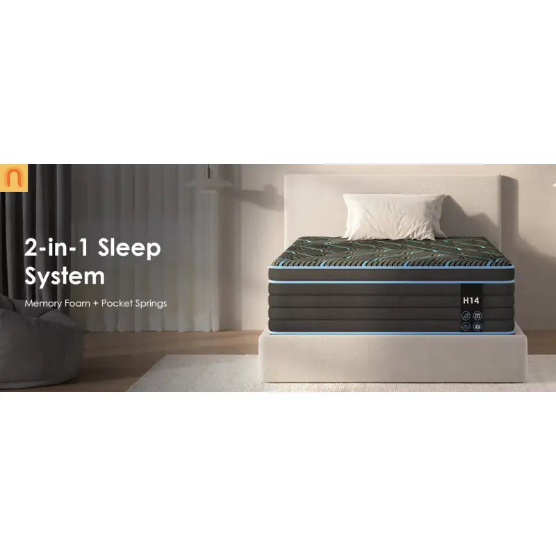 Hybrid Pocket Spring Memory Foam King Mattress 12