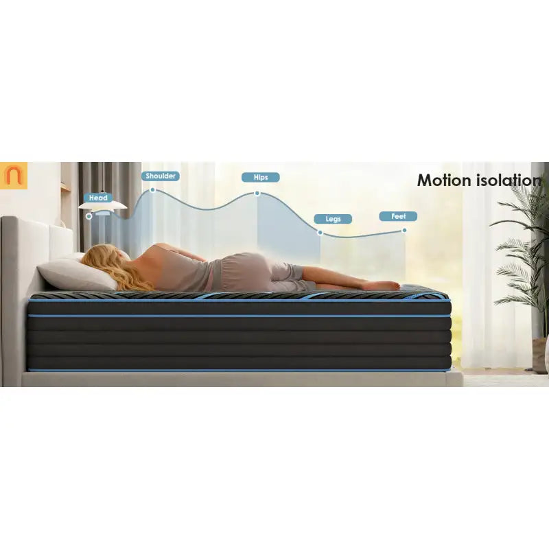Hybrid Pocket Spring Memory Foam King Mattress 12