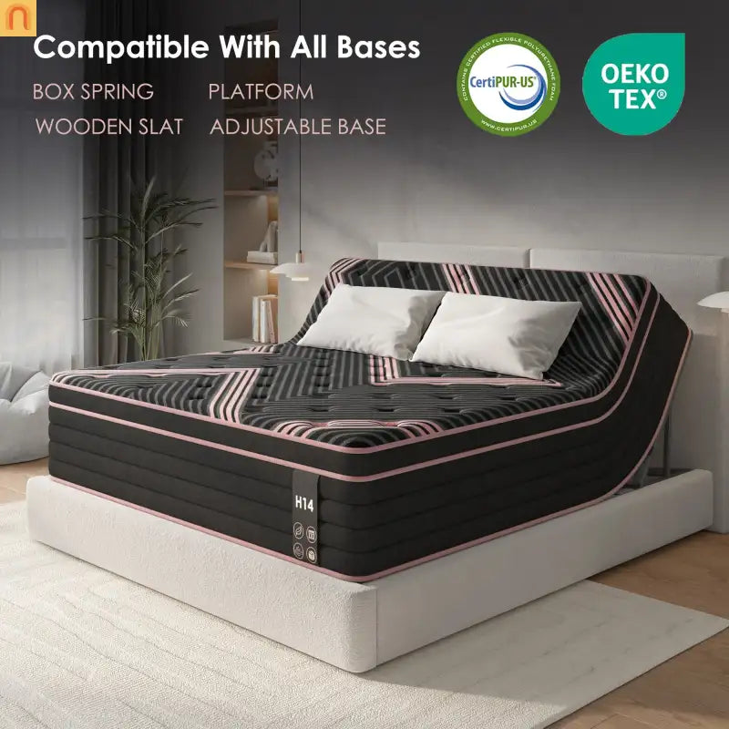 Hybrid Pocket Spring Memory Foam King Mattress 12