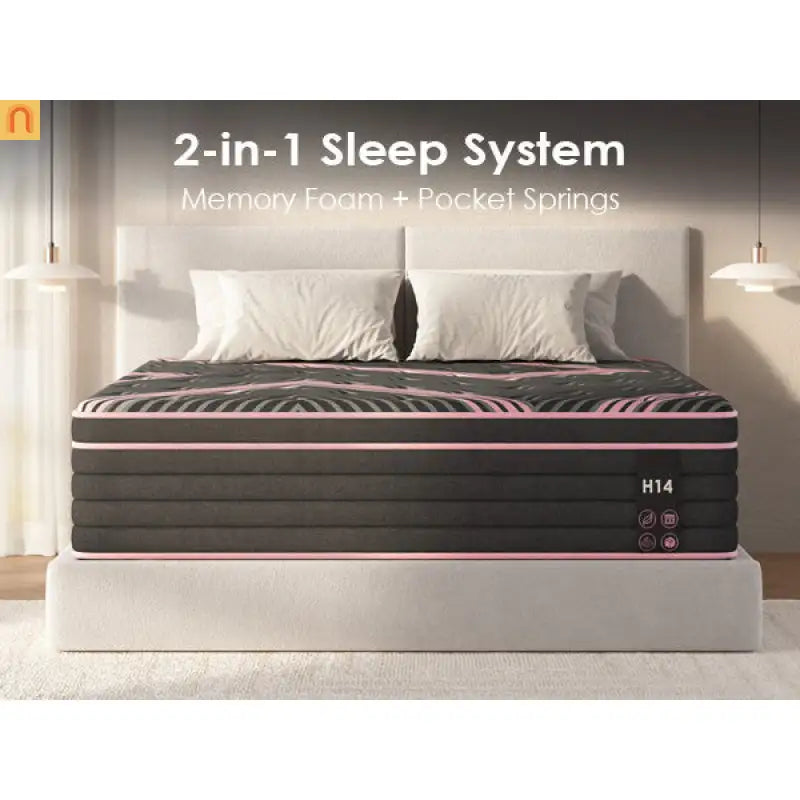 Hybrid Pocket Spring Memory Foam King Mattress 12